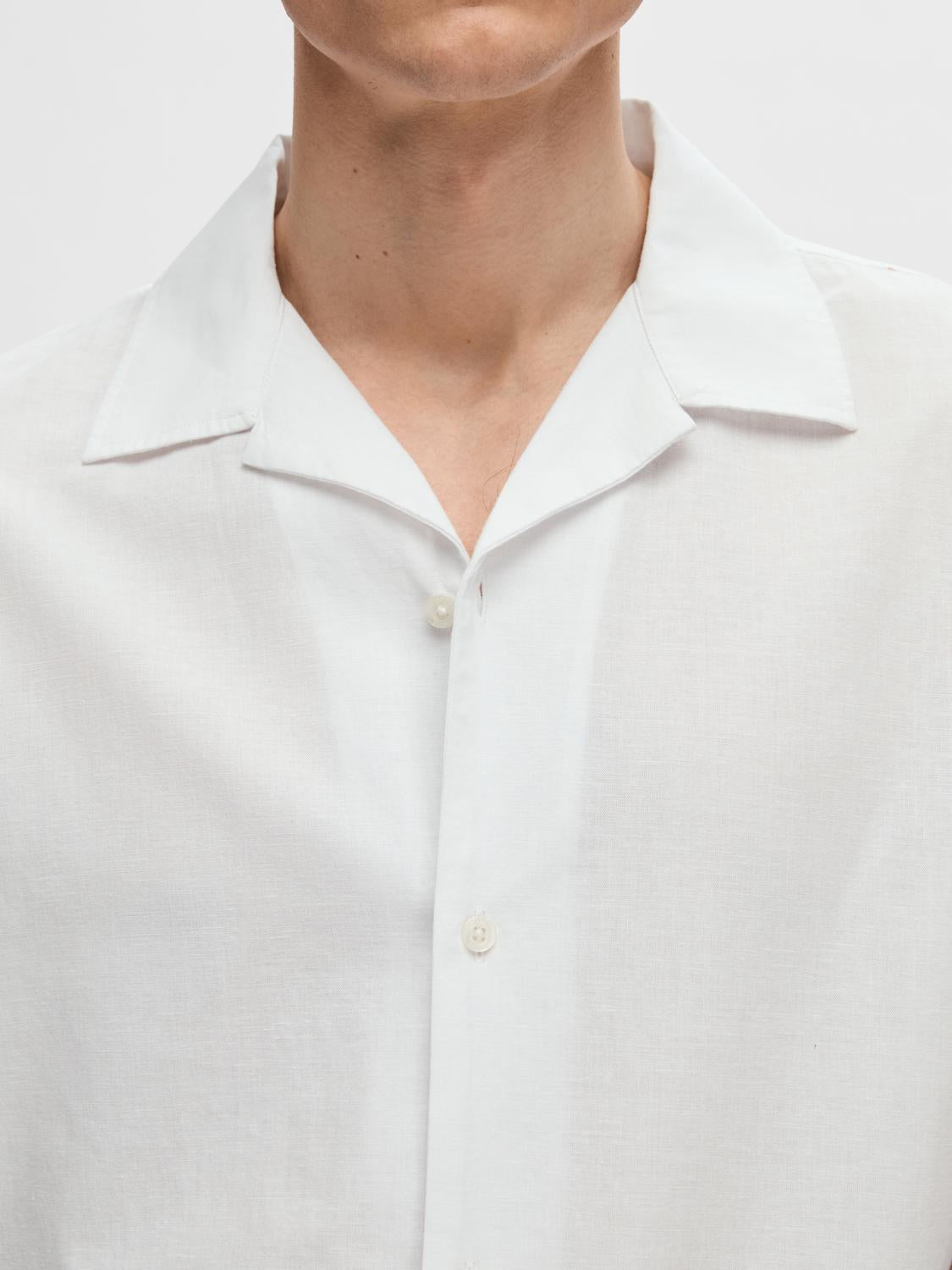 SLHRELAXSUN Shirt - Bright White