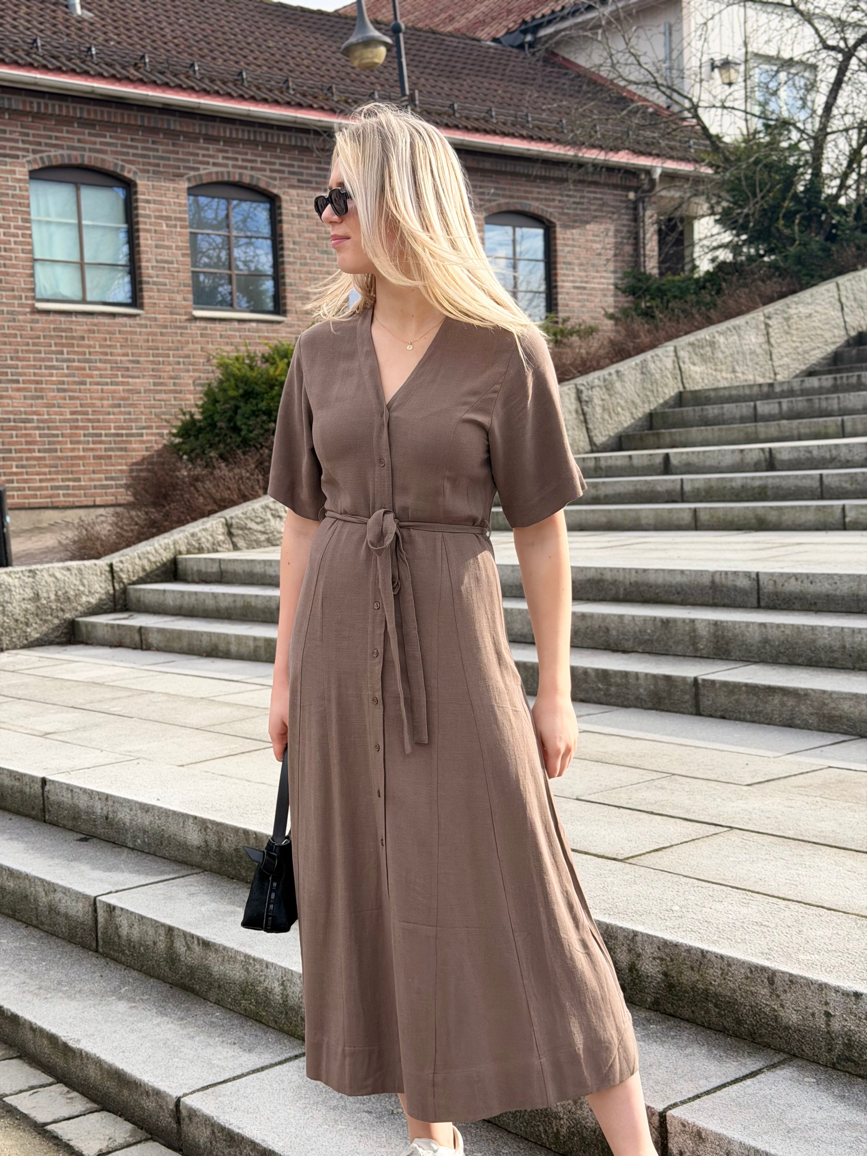 SLWVIVA Long Dress - Chocolate Chip