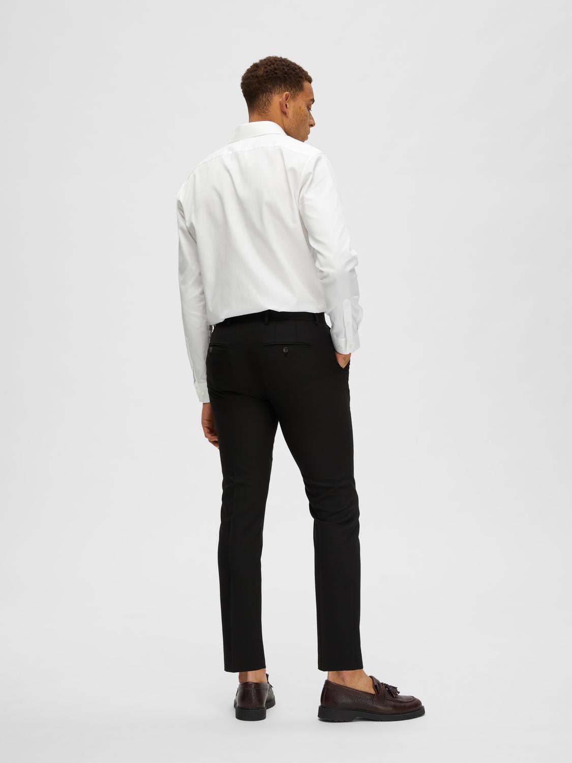 SLHSLIM-NEIL Tailored Trousers - Black