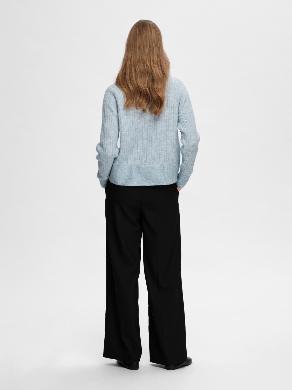 SLFLULU Pullover - Cashmere Blue
