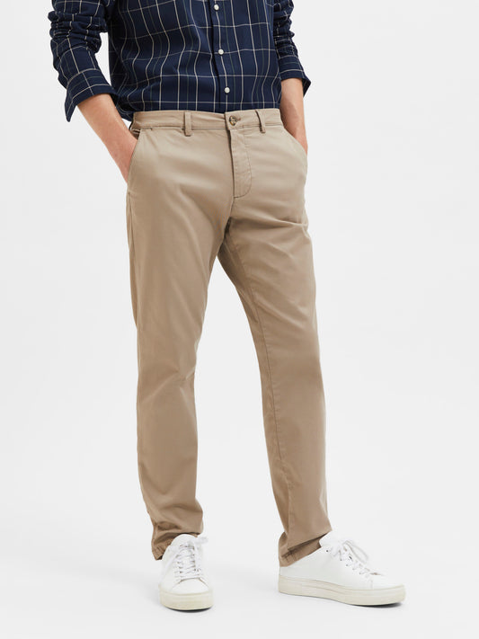 SLHSLIM-NEW Pants - Greige
