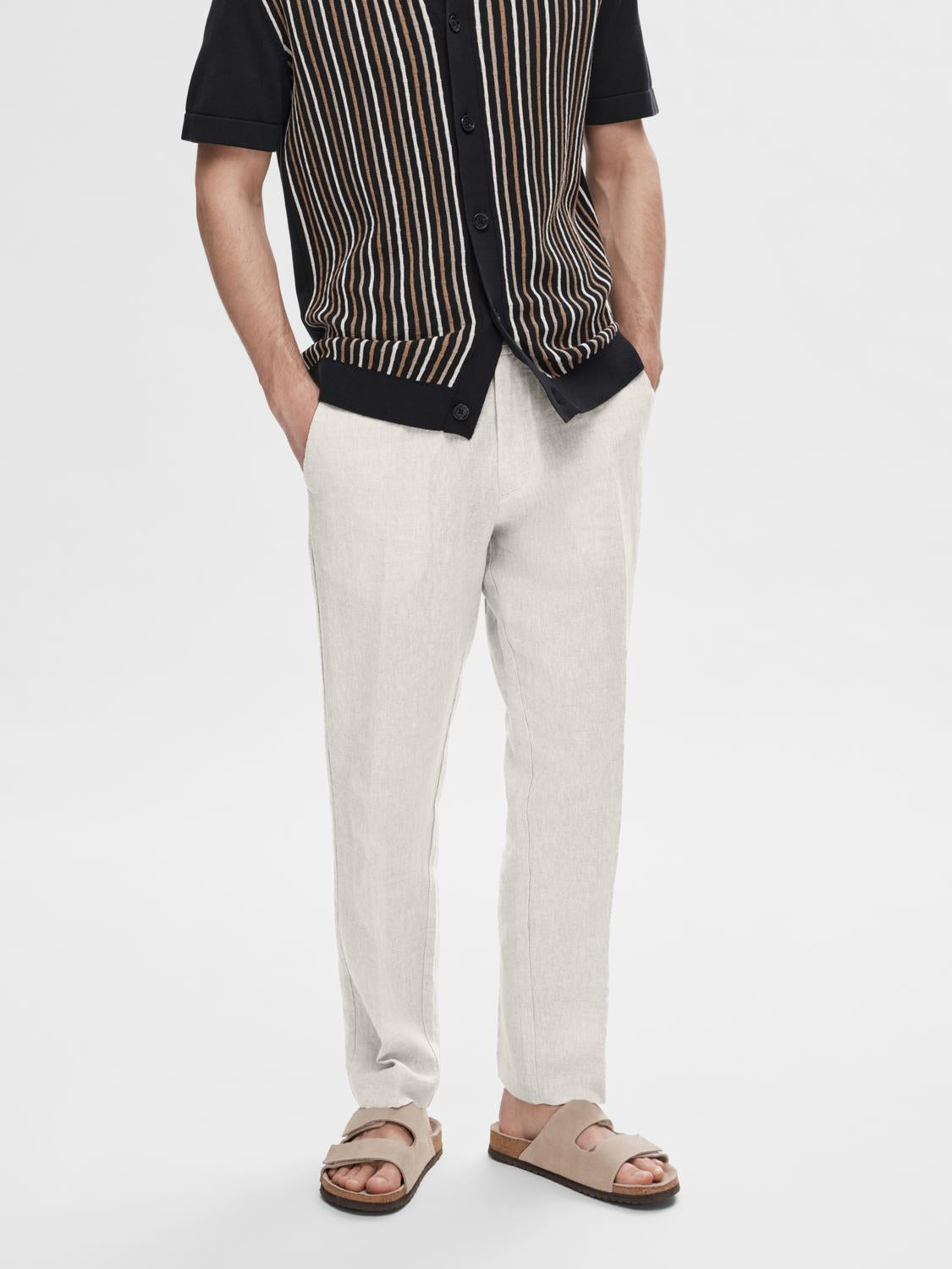 SLH196-STRAIGHT Pants - Pure Cashmere
