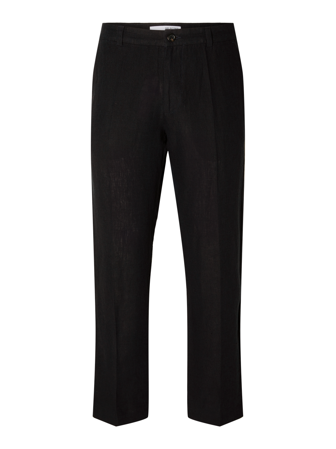 SLH196-STRAIGHT Pants - Black