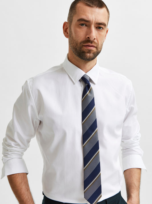 SLHREGETHAN Shirts - Bright White