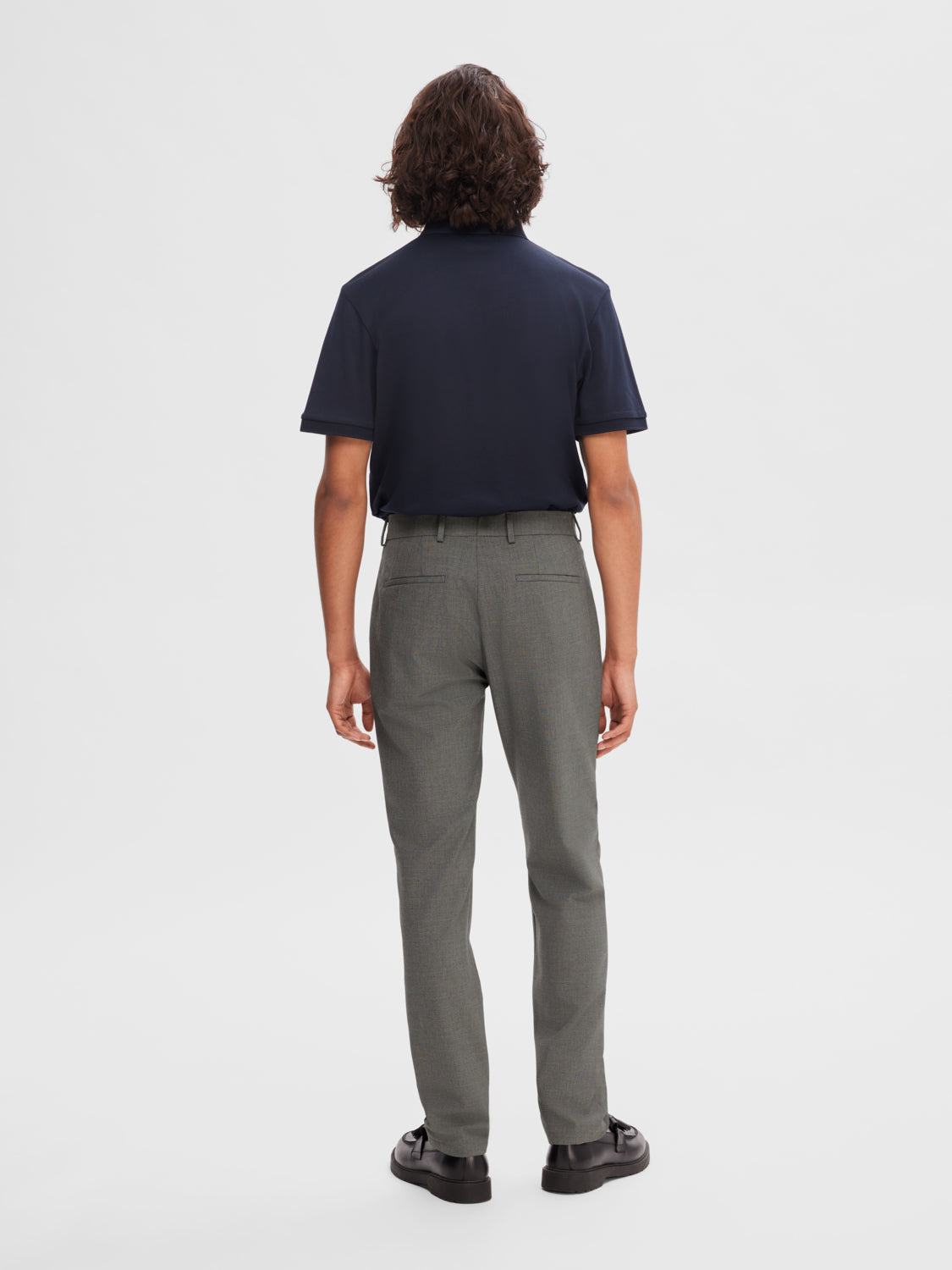SLHSLIM-ROBERT Pants - Grey Melange