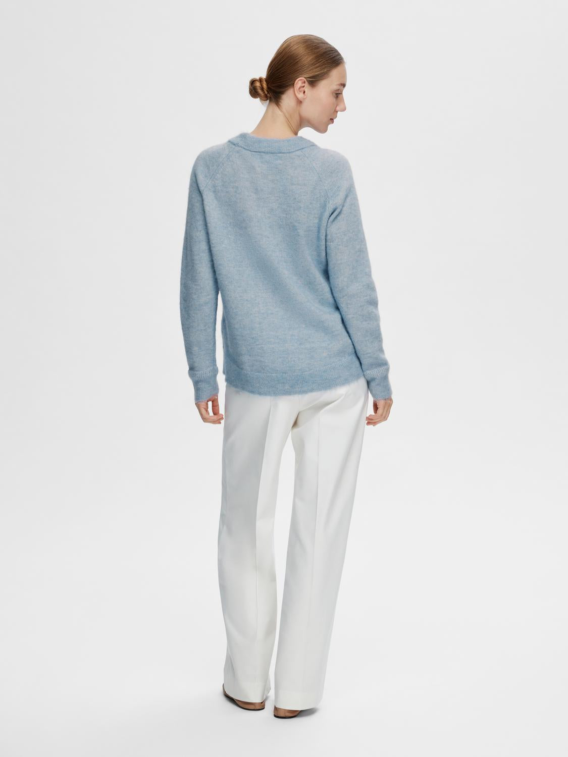 SLFLULU Pullover - Cashmere Blue