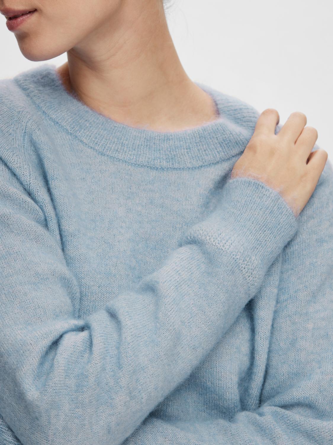 SLFLULU Pullover - Cashmere Blue