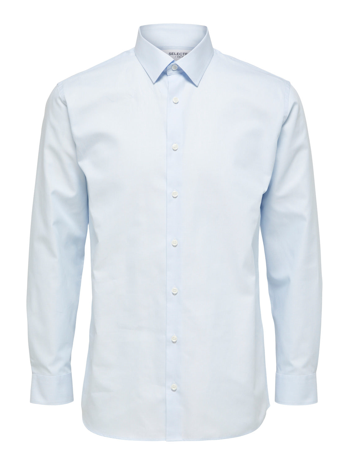 SLHREGETHAN Shirts - Light Blue