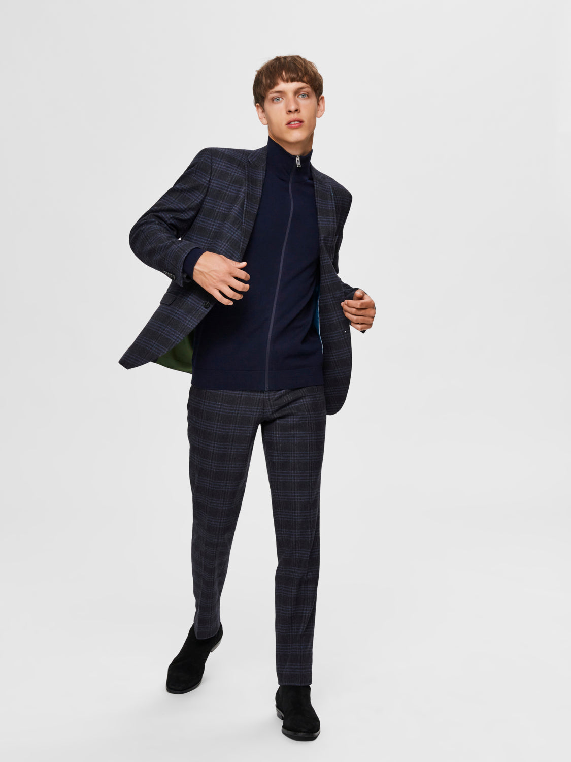 SLHBERG Cardigan - Navy Blazer