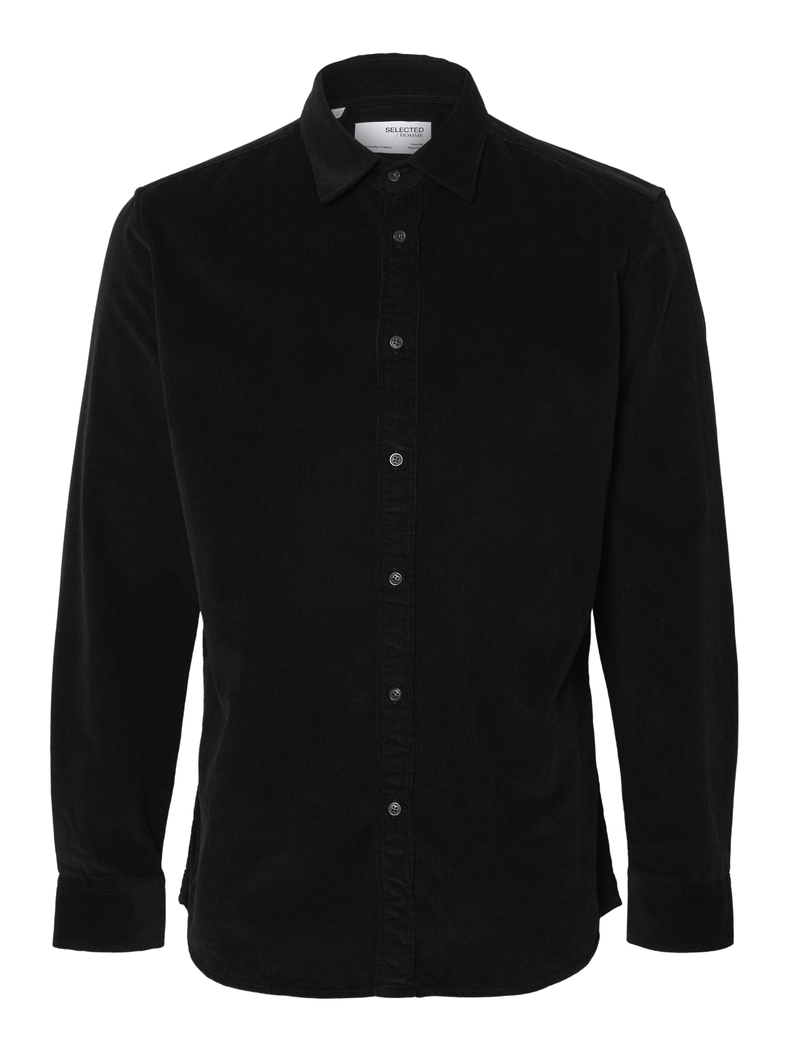 SLHREGOWEN-CORD Shirts - Black