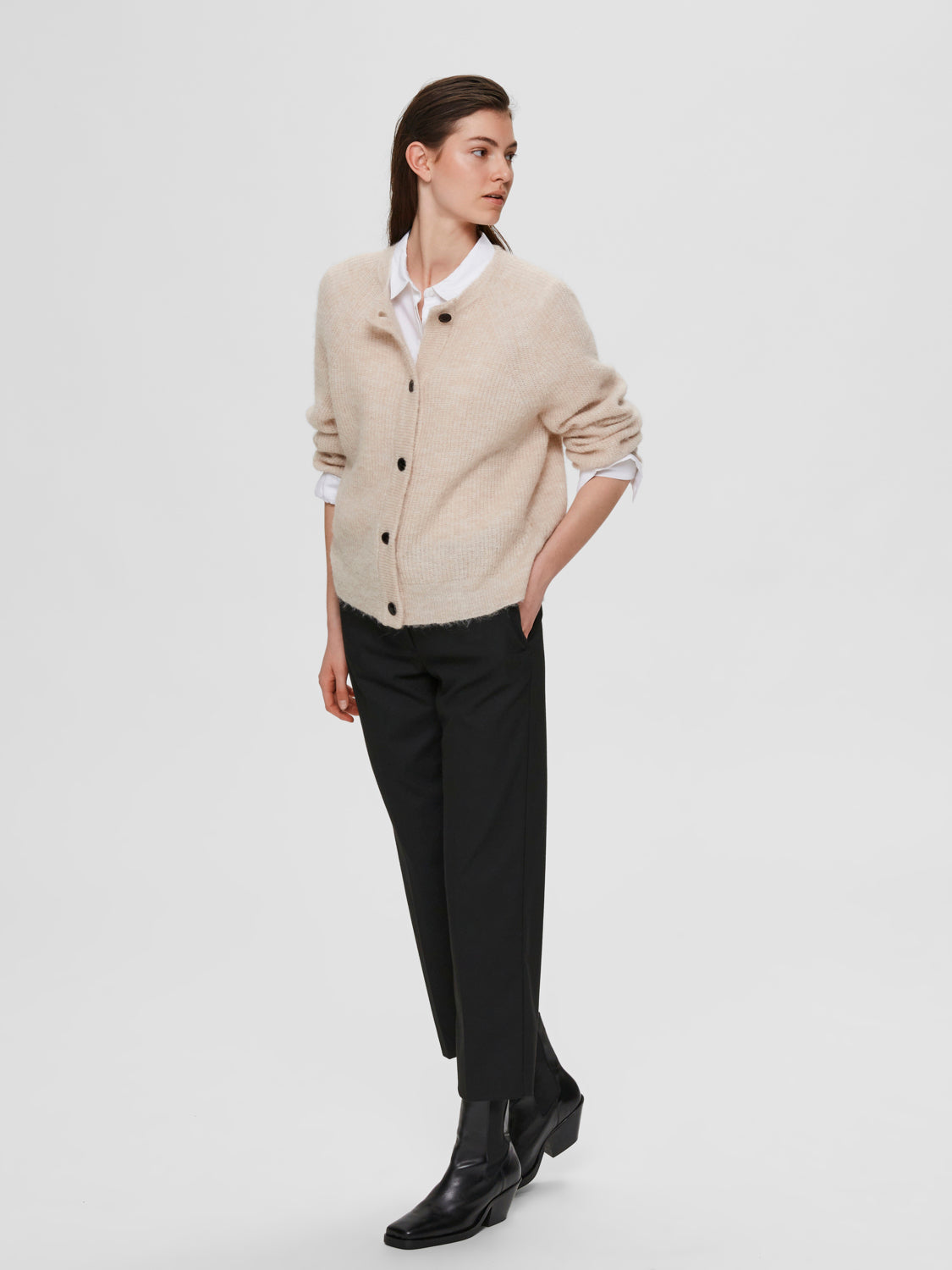 SLFLULU Cardigan - Birch
