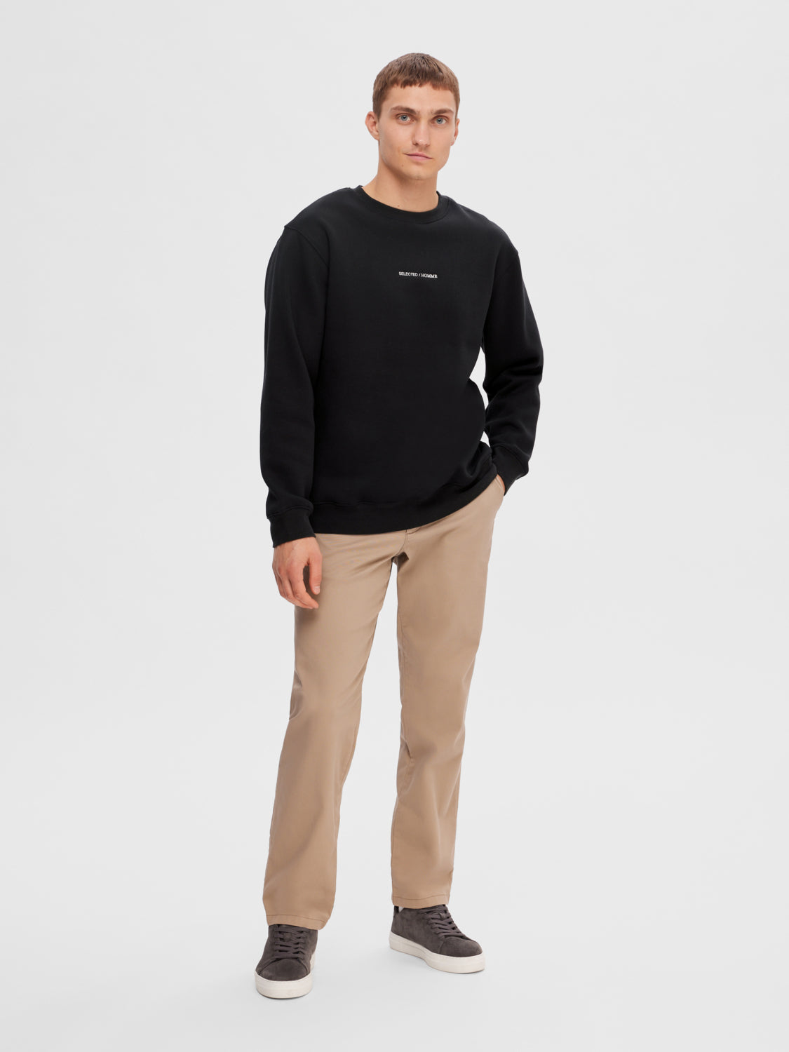 SLHHANKIE Sweat - Black
