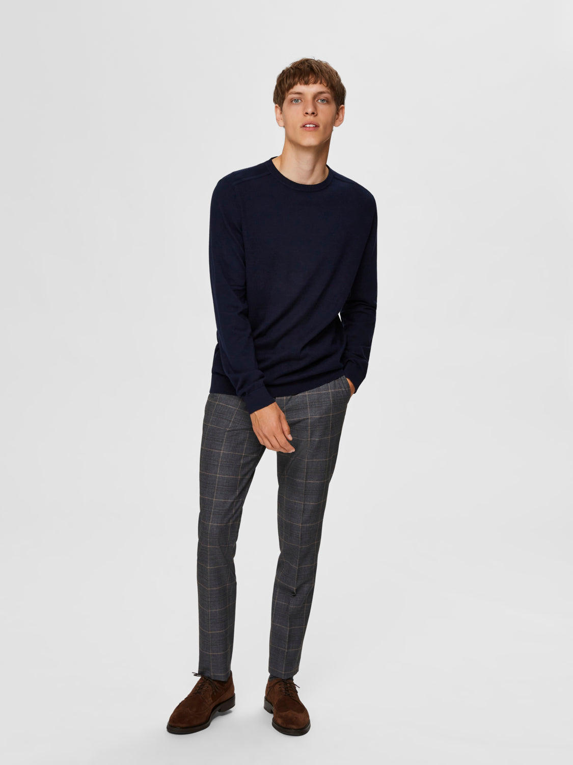 SLHBERG Pullover - Navy Blazer