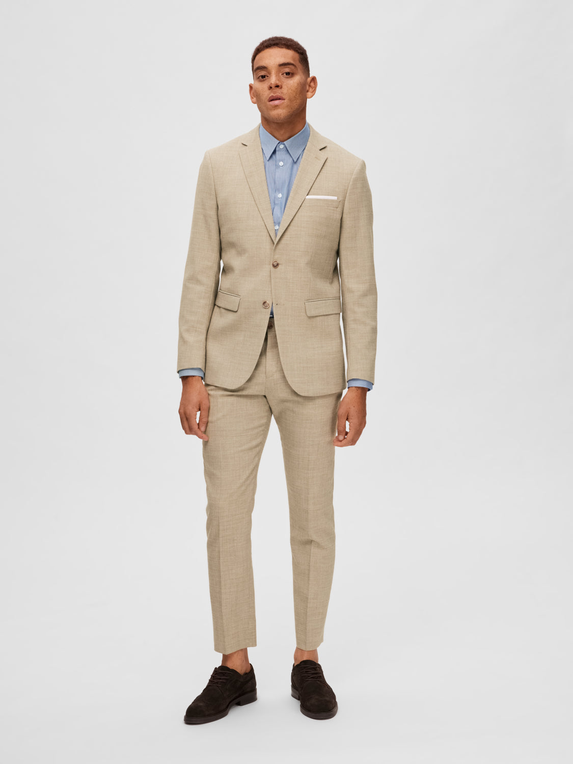 SLHSLIM-OASIS Blazer - Sand