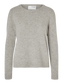 SLFMANILA Pullover - Light Grey Melange