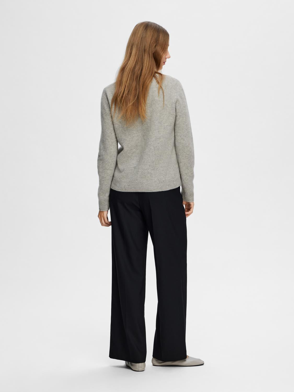 SLFMANILA Pullover - Light Grey Melange