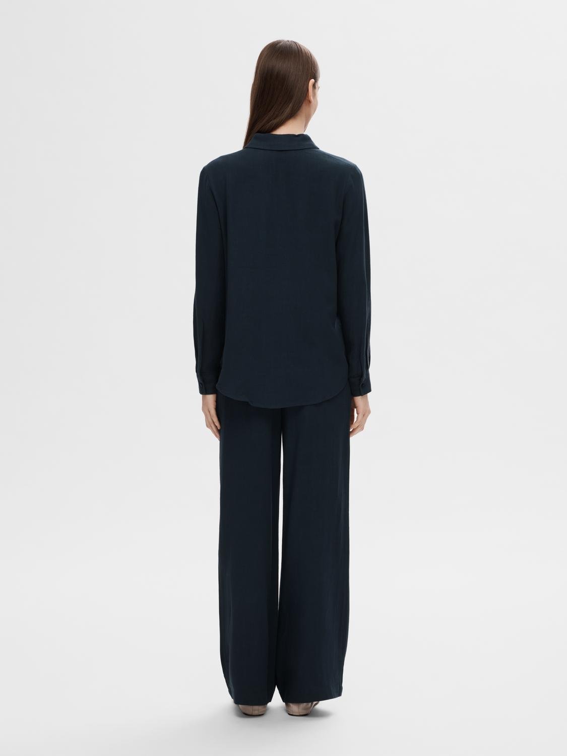 SLFVIVA-GULIA Pants - Dark Sapphire